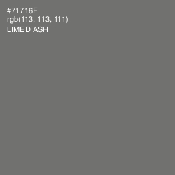 #71716F - Limed Ash Color Image